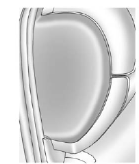 The instrument panel fuse block access door is located on the driver side edge of the instrument panel.