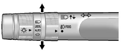 An arrow on the instrument panel cluster will flash in the direction of the turn