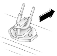 8. Make sure the metal tube is centered at the striker. Push the tube toward