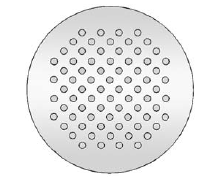 The interior temperature sensor, located in the headliner, measures the temperature of the air inside the vehicle.