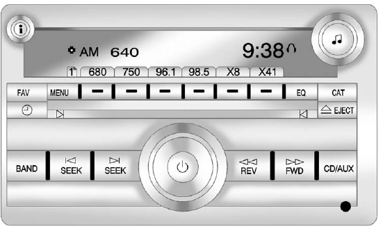 Radio with CD (MP3) Shown; Radio with USB and CD (MP3), Radio with USB and