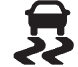 The StabiliTrak light will flash on the instrument panel cluster when the system or the TSC feature is both on and activated.