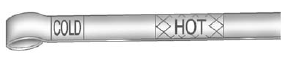 5. If the fluid level is below the COLD check band, add only enough fluid as necessary to bring the level into the COLD band. It does not take much fluid, generally less than 0.5 Liter (1 Pint). Do not overfill.