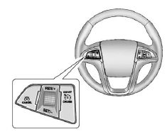 ON/OFF CRUISE : Press to turn the