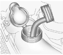 5. Fill the coolant recovery tank to the FULL COLD mark.