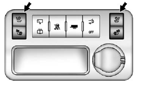 Heated and Cooled Seat Buttons Shown, Heated Seat Buttons Similar