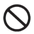 A circle with a slash through it is a safety symbol which means “Do Not,” “Do not do this,” or “Do not let this happen.”
