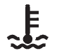 The engine coolant temperature warning light comes on briefly when the vehicle is started.