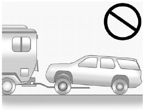 All-wheel-drive vehicles must not be towed with two wheels on the ground. To properly tow these vehicles, they should be placed on a platform trailer with all four wheels off of the ground or dinghy towed from the front.