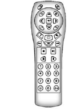 To use the remote control, aim it at the transmitter window at the rear of the overhead console and press the desired button. Direct sunlight or very bright light could affect the ability of the RSE transmitter to receive signals from the remote control. If the remote control does not seem to be working, the batteries might need to be replaced.